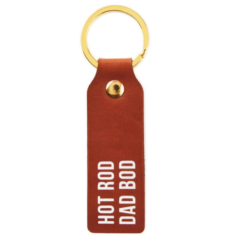 Hallmark “Hot Rod Dad Bod” Keychain NWOT